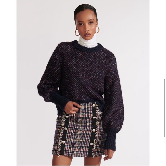 Veronica Beard | NWT Beckia Alpaca/Merino Wool Blend   Pullover Sweater - Picture 1 of 16